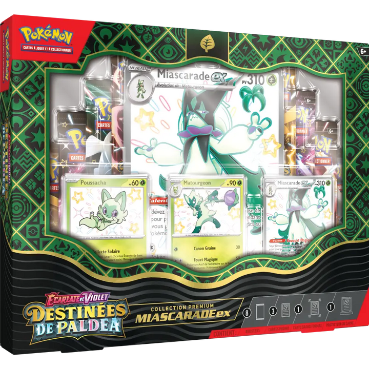 Coffret - ÉCARLATE ET VIOLET - COLLECTION PREMIUM DESTINÉES DE PALDEA  - MIASCARADE-EX - FR