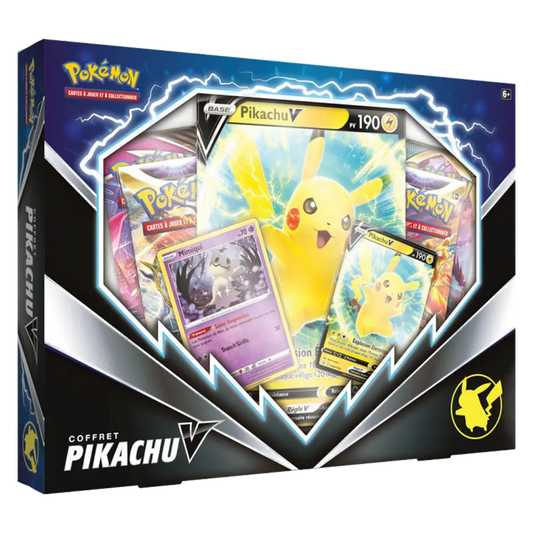 Pikachu V Box - 4 boosters - FR