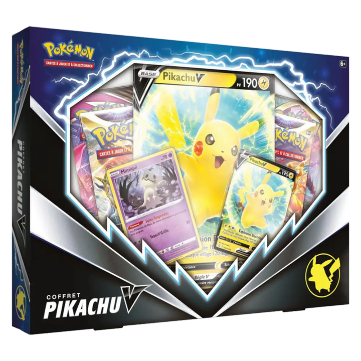 Coffret Pikachu V - 4 boosters - FR