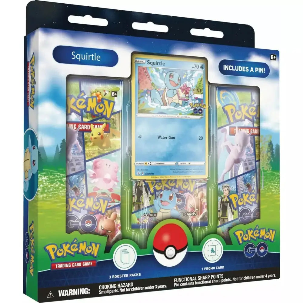 Coffret Pin's Pokémon GO - Carapuce - FR - Poke-Geek