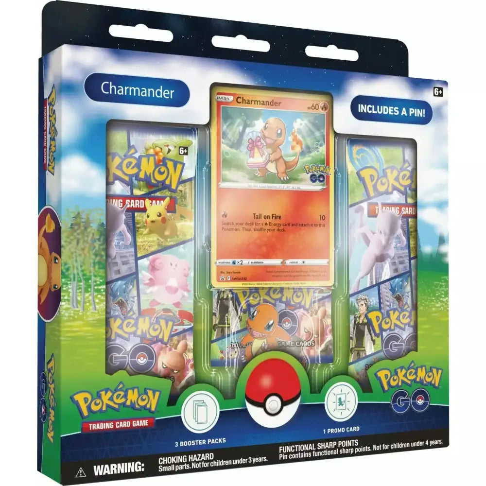 Coffret Pin's Pokémon GO - Salamèche - FR - Poke-Geek