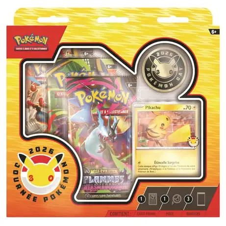 Coffret Pokémon – Collection Journée Pokémon 2026 – 30e Anniversaire FR