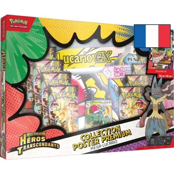 Coffret Pokémon – Collection Poster Premium Méga-Gardevoir (Héros Transcendants – ME02.5) – Scellé FR