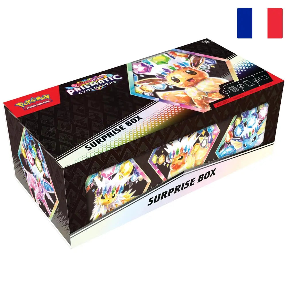 Coffret Pokémon Évolutions Prismatiques 08.5 – Écarlate & Violet – Boîte Surprise FR - Poke-Geek