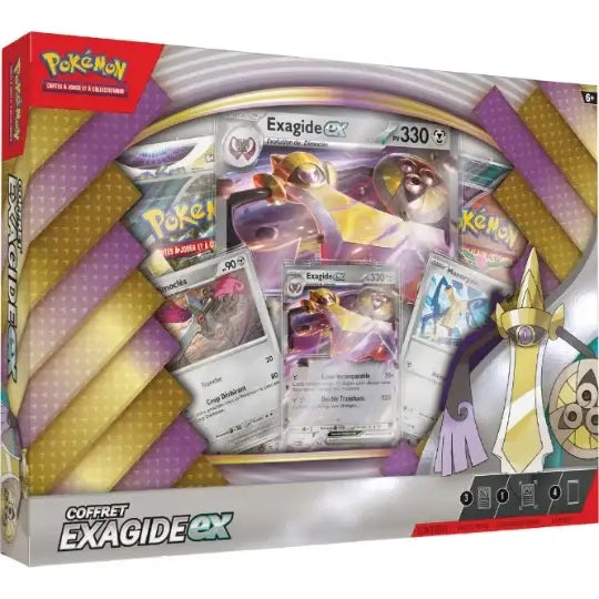 Coffret Pokémon EX - Exagide (4 Boosters) - Version Française