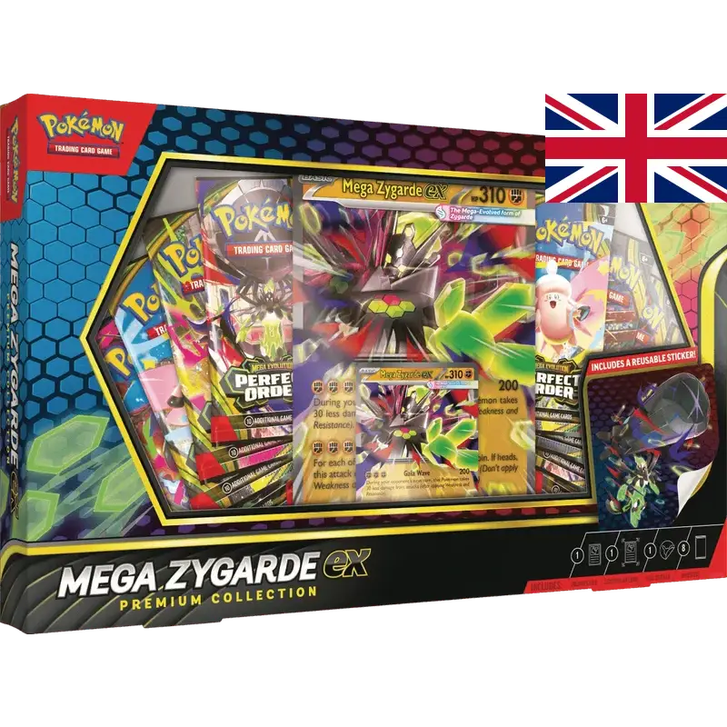 Coffret Pokémon Mega Zygarde ex Premium Collection – Anglais - Poke-Geek
