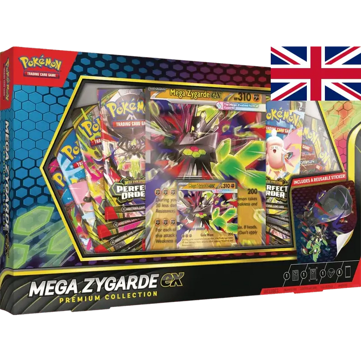 Coffret Pokémon Mega Zygarde ex Premium Collection – Anglais