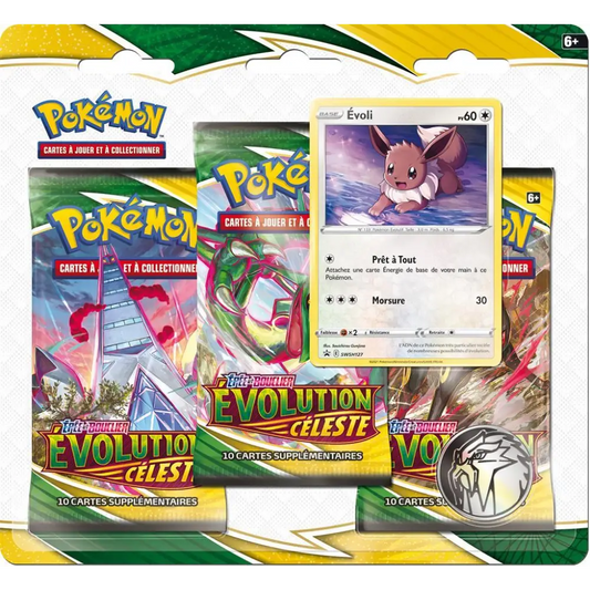 Coffret - Tripack - Evolution Celeste EB07 - Evoli - FR