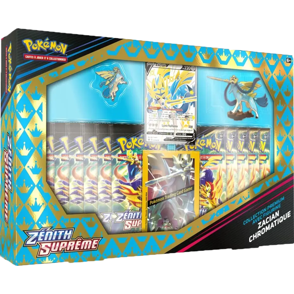 Coffret Zacian Chromatique Zénith Suprême Pokémon FR - Poke-Geek