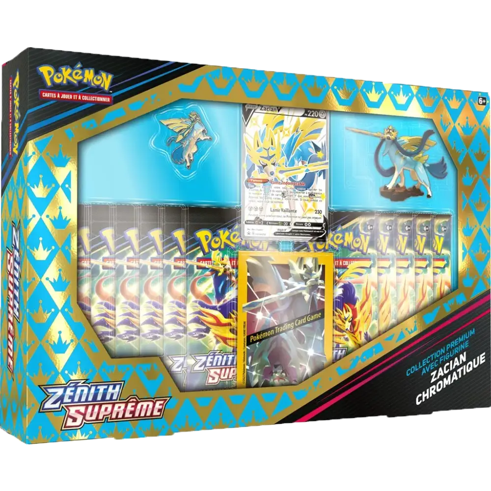 Coffret Zacian Chromatique Zénith Suprême Pokémon FR - Poke-Geek