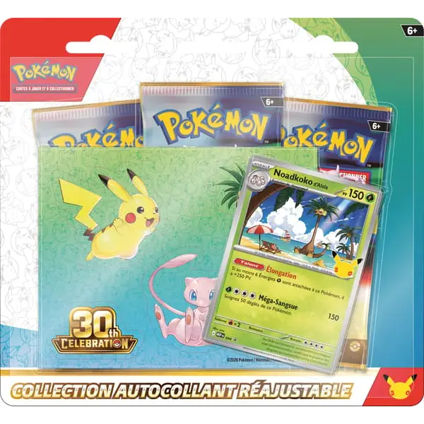 Collection Autocollant Tech Pokémon 30e Anniversaire – Français - Coffret Pokémon