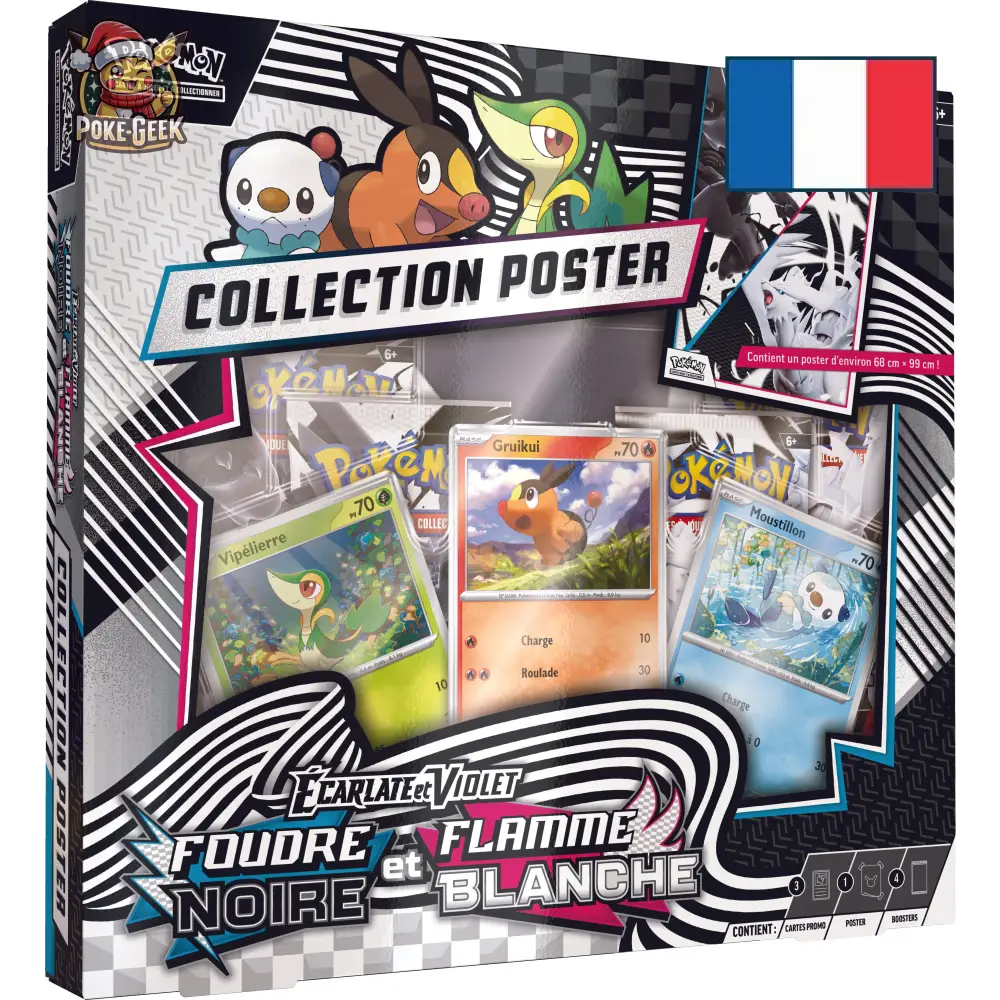 Collection Poster Écarlate et Violet EV10.5 – Foudre Noire et Flamme Blanche – FR - Poke-Geek