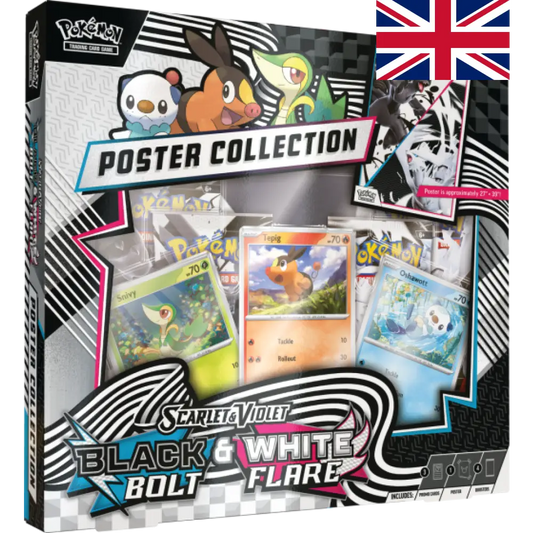 Collection Poster Unys – SV10.5 Black Bolt & White Flare 🚩 Anglais  🚩
