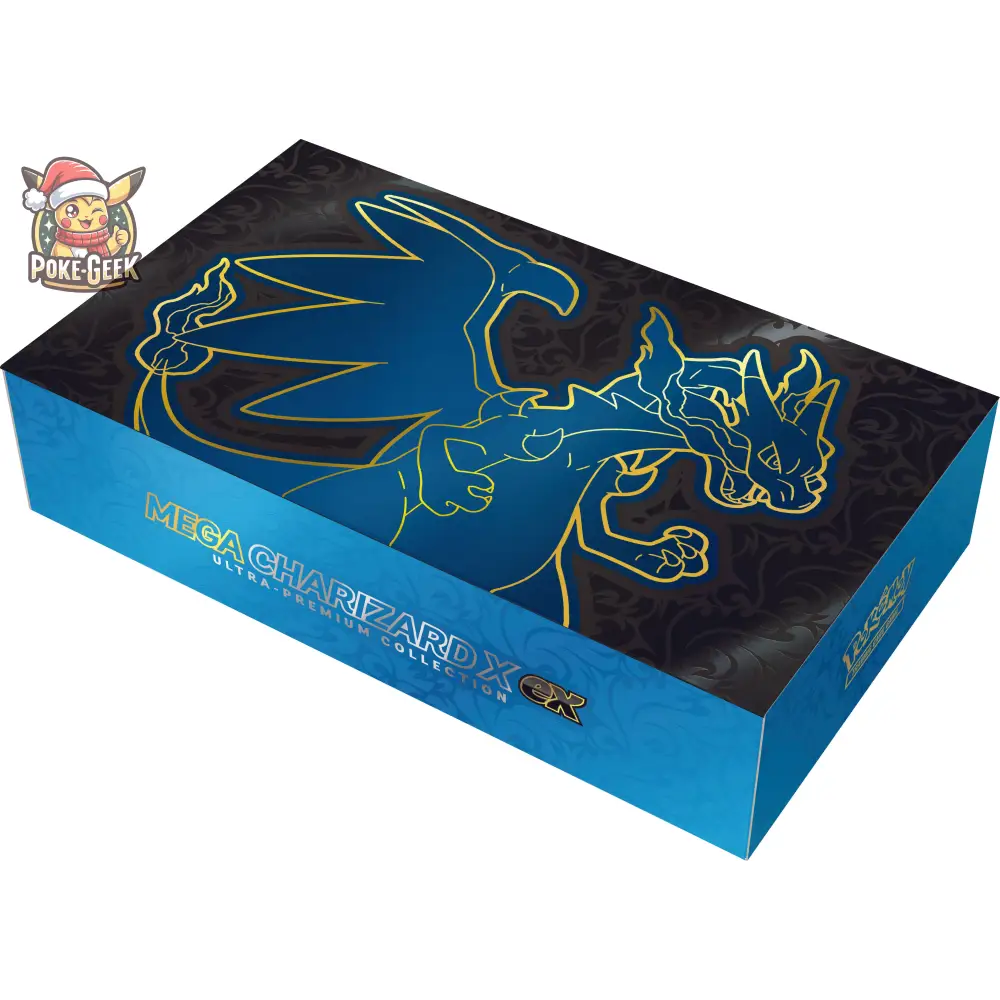 Collection Ultra-Premium Mega Charizard X ex –  Phantasmal Flames (ANGLAIS) - Poke-Geek