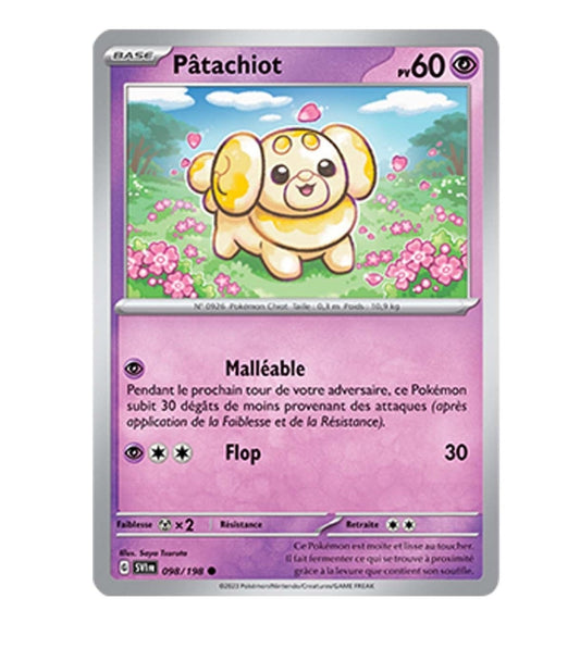 Reverse - Pokemon - Écarlate et Violet de Base - Pâtachiot 98/198