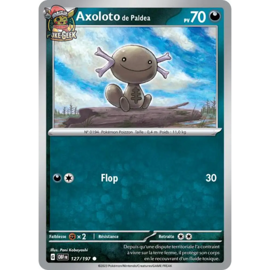 Common - Pokemon - Obsidian Flames - Paldea Axoloto 127/197