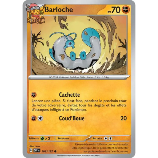 Common - Pokemon - Obsidian Flames - Barloche 108/197
