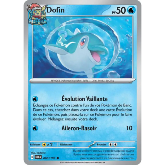 Common - Pokemon - Obsidian Flames - Dofin 60/197