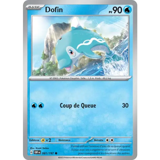 Commune - Pokemon - Flammes Obsidiennes - Dofin 61/197