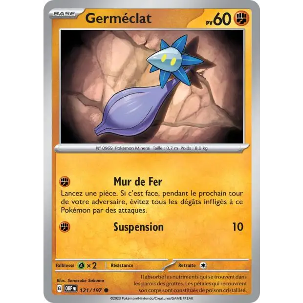 Commune - Pokemon - Flammes Obsidiennes - Germéclat 121/197 - Poke-Geek