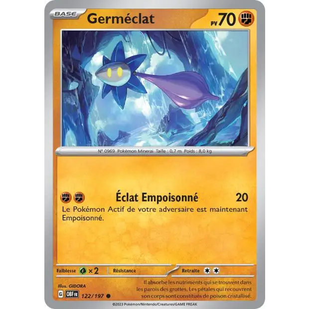 Commune - Pokemon - Flammes Obsidiennes - Germéclat 122/197 - Poke-Geek