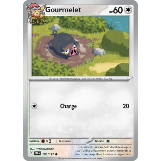 Commune - Pokemon - Flammes Obsidiennes - Gourmelet 180/197