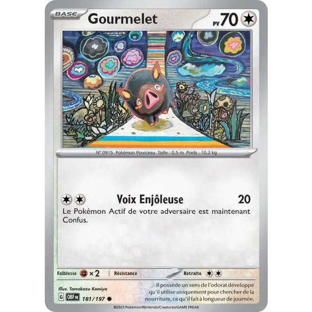 Common - Pokemon - Obsidian Flames - Gourmelet 181/197