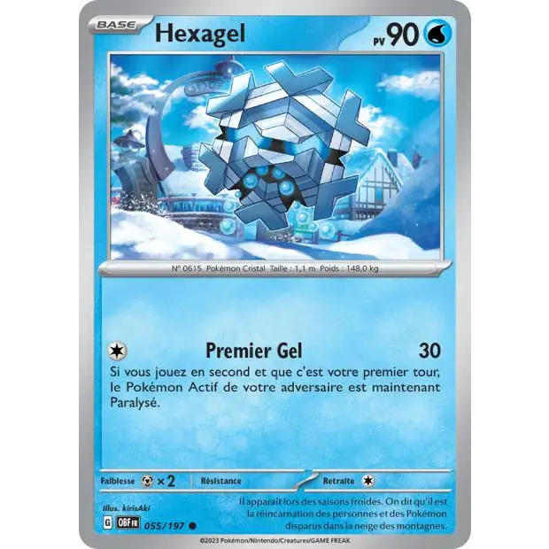 Commune - Pokemon - Flammes Obsidiennes - Hexagel 55/197