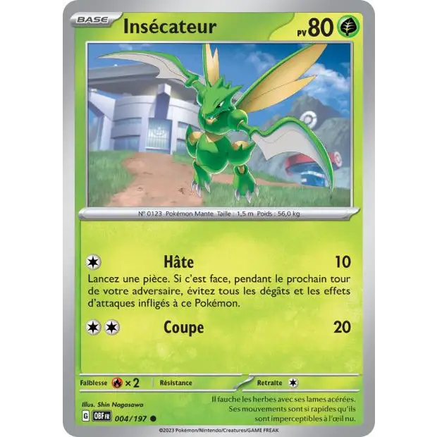 Commune - Pokemon - Flammes Obsidiennes - Insécateur 4/197