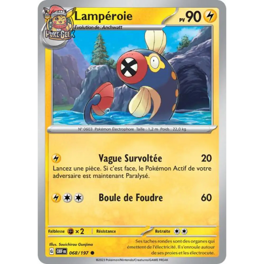 Common - Pokemon - Obsidian Flames - Lamprey 68/197