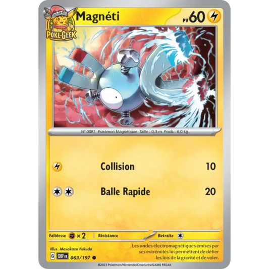 Common - Pokemon - Obsidian Flames - Magneti 63/197