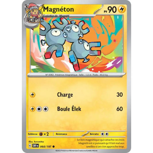 Common - Pokemon - Obsidian Flames - Magneton 64/197