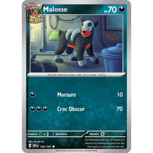 Common - Pokemon - Obsidian Flames - Hound 132/197