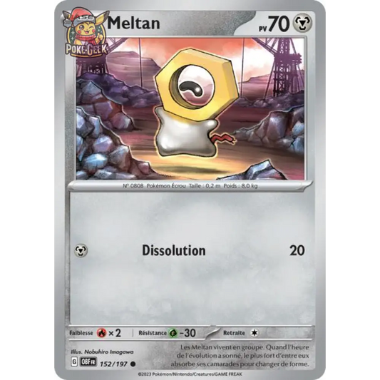 Common - Pokemon - Obsidian Flames - Meltan 152/197