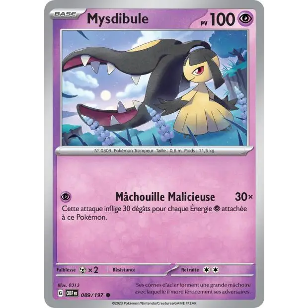 Common - Pokemon - Obsidian Flames - Mawile 89/197
