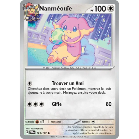 Commune - Pokemon - Flammes Obsidiennes - Nanméouïe 173/197