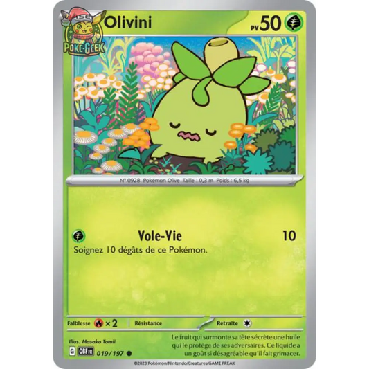 Common - Pokemon - Obsidian Flames - Olivini 19/197