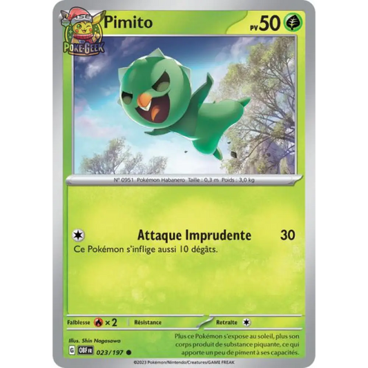 Common - Pokemon - Obsidian Flames - Pimito 23/197