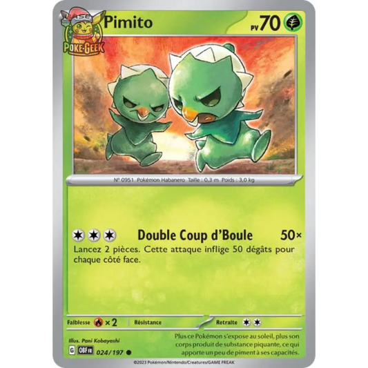 Common - Pokemon - Obsidian Flames - Pimito 24/197