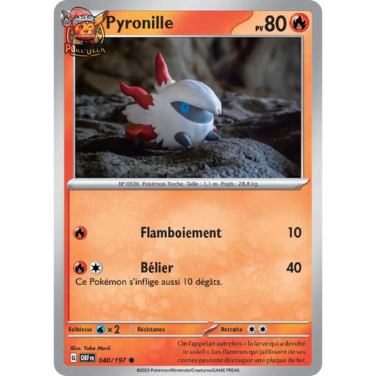 Common - Pokemon - Obsidian Flames - Pyronille 40/197