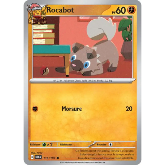 Common - Pokemon - Obsidian Flames - Rockruff 116/197