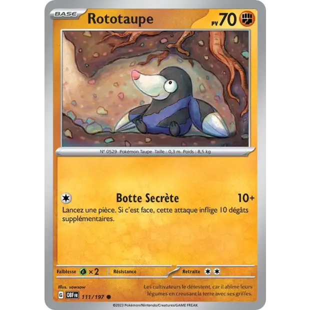 Common - Pokemon - Obsidian Flames - Rotwraith 111/197
