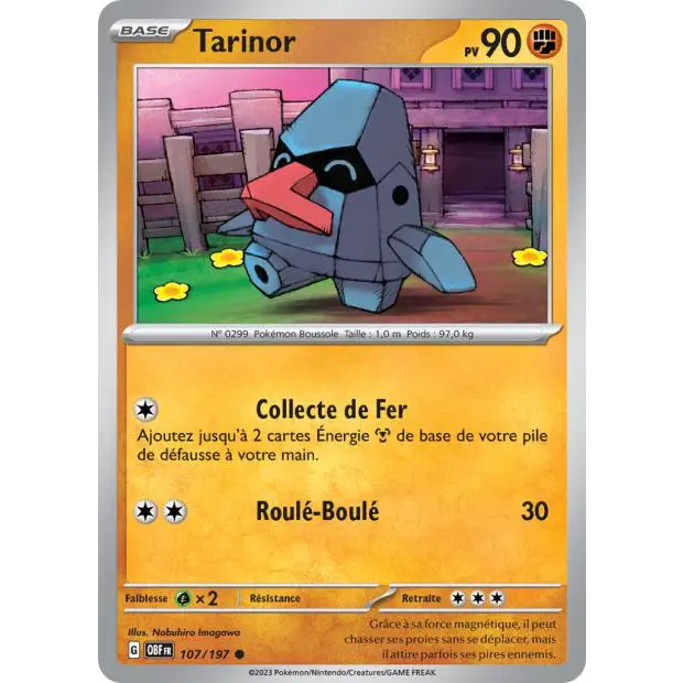 Common - Pokemon - Obsidian Flames - Tarinor 107/197