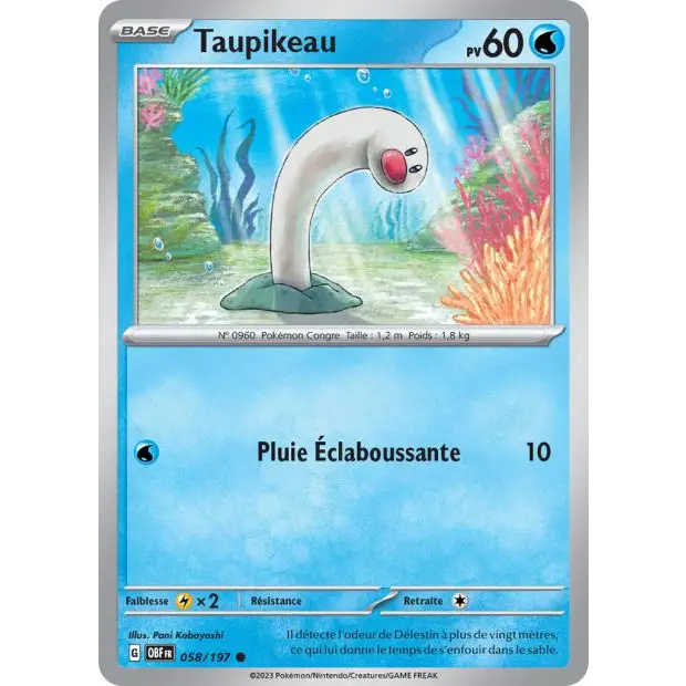 Commune - Pokemon - Flammes Obsidiennes - Taupikeau 58/197