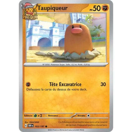 Common - Pokemon - Obsidian Flames - Diglett 103/197