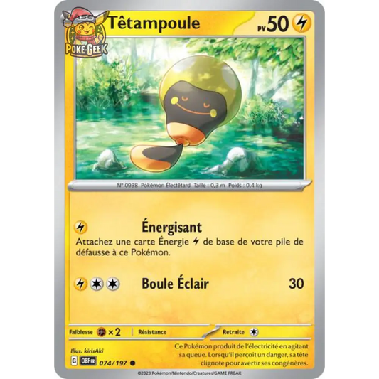 Common - Pokemon - Obsidian Flames - Têtampoule 74/197