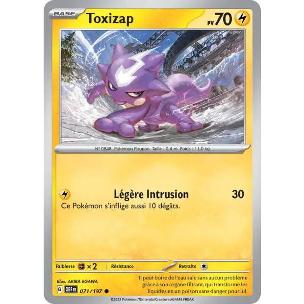 Commune - Pokemon - Flammes Obsidiennes - Toxizap 71/197