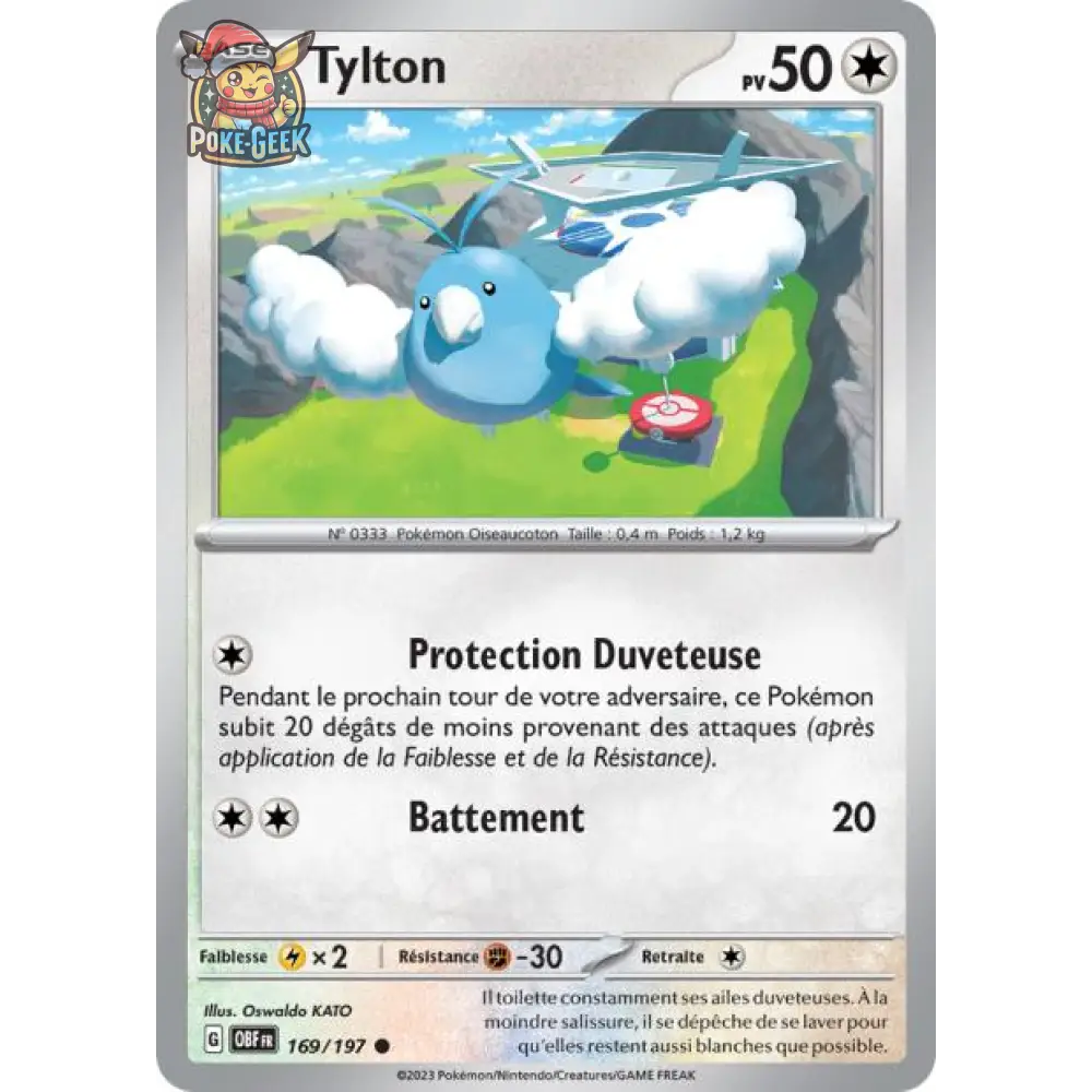 Commune - Pokemon - Flammes Obsidiennes - Tylton 169/197 - Poke-Geek