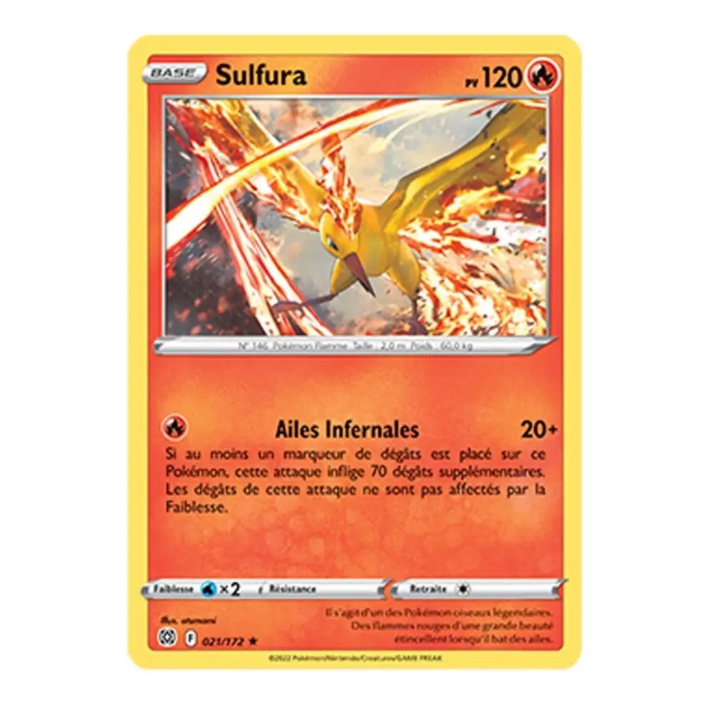 Cosmo Holo - Pokemon - Stars Etincelantes - Sulfura 21/172 - Poke-Geek