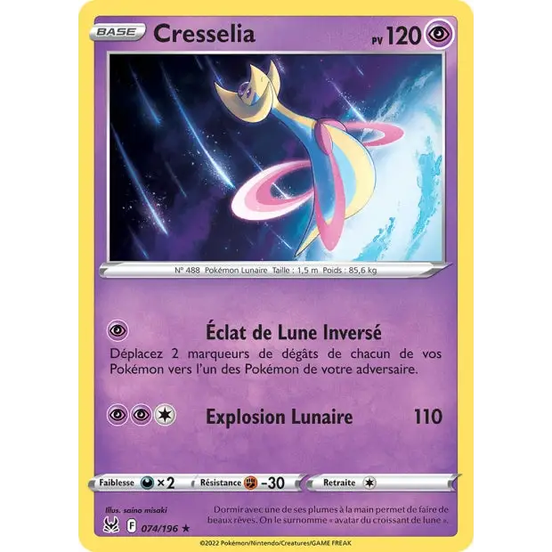 Cresselia - SWSH Verloren Oorsprong - 74/196